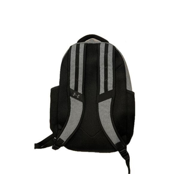 Under Armour Gray Black Hustle Sport Backpack - Picture 2 of 4